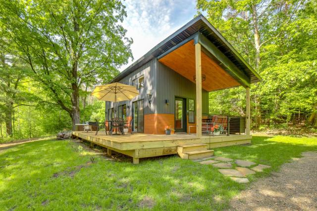 Modern Hersey Tiny Home with Private Hot Tub!