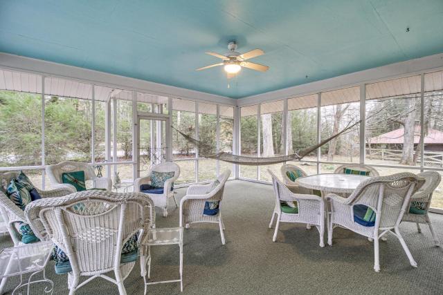 Central and Ornate Sewanee Home with Screened-In Porch