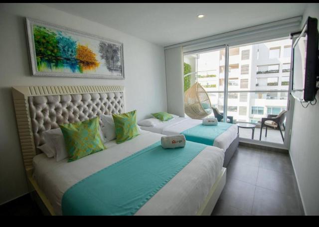 Apartamento con salida privada a la playa en Morros, Cartagena