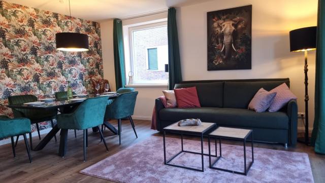 ARCHIPEL - Balkon - nahe Hamburg - Lounge - Smart TV - Parking