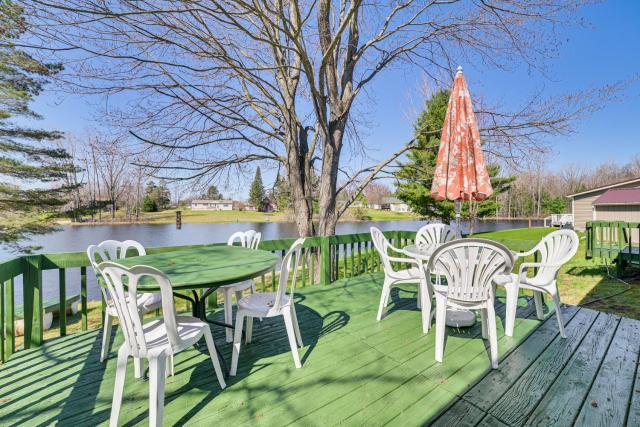 Peaceful Lakefront Home with Deck in West Branch!