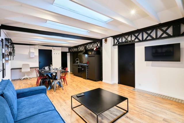 Renovated two-bedroom loft veranda