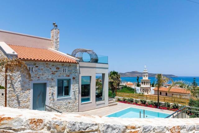 Exquisite Crete Villa - Villa Kleanthi - 4 Bedroom - Private Pool - Panoramic Sea View - Chania