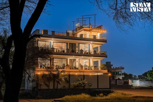 Serenity By The Ganges with Alfresco Dining at Varanasi by StayVista