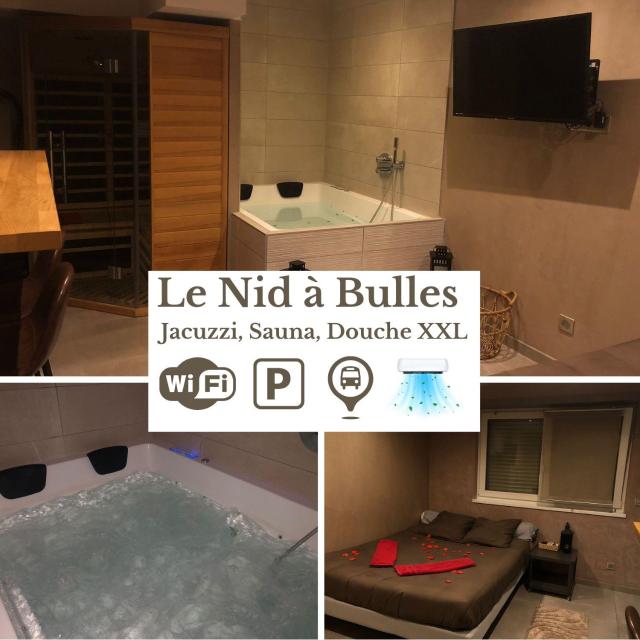 Nid à bulles - Loft 35m2 sauna jacuzzi 10min centre Strasbourg