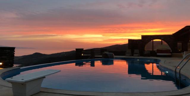 Cycladic house with panoramic view