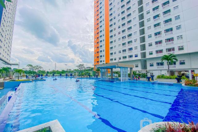 Comfort Designed 2BR at Green Pramuka City Apartment By Travelio