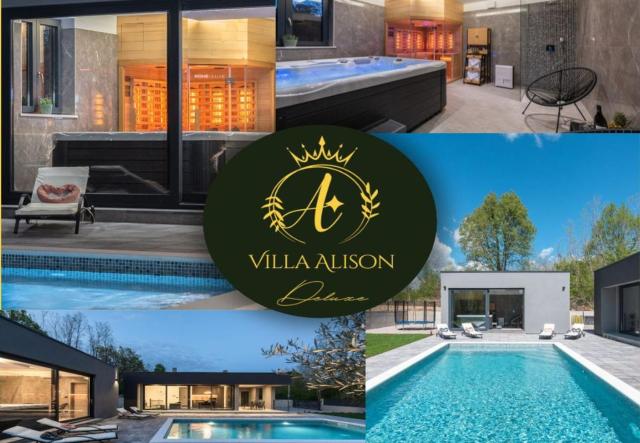 Villa Alison Deluxe with private spa and heated swimming pool