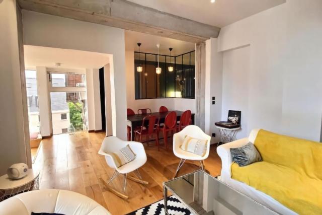 Appartement Design Rouen-gare avec parking privé