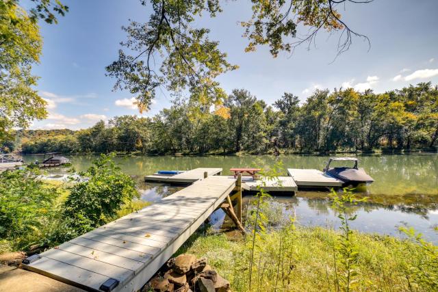 Waterfront Home Allegheny River Access, Dock Slip