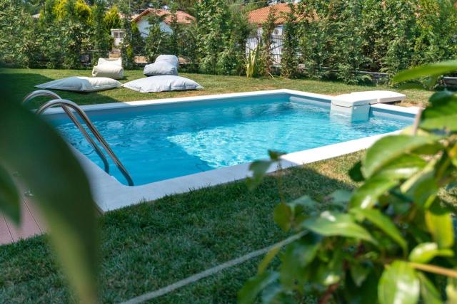 Dazzling Thasos Villa | Villa Fana | 2 Bedrooms | Private Outdoor Swimming Pool Surrounded by a Spacious Private Garden | Furnished Balcony and Terrace | Rachoni, Skala Rachoniou