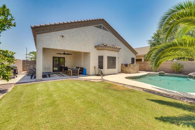 Gilbert Home with Heated Pool and Yard!