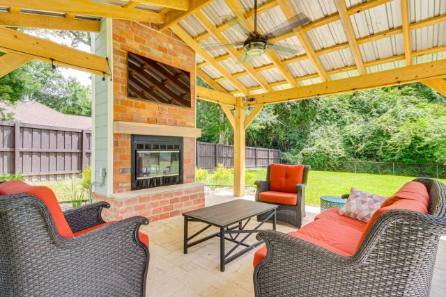 Modern Ocean Springs Home with 2 Patios and Gas Grill