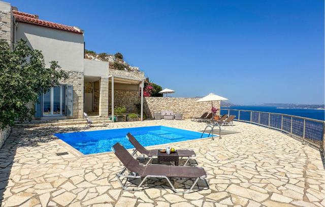 Gorgeous Home In Plaka With Outdoor Swimming Pool