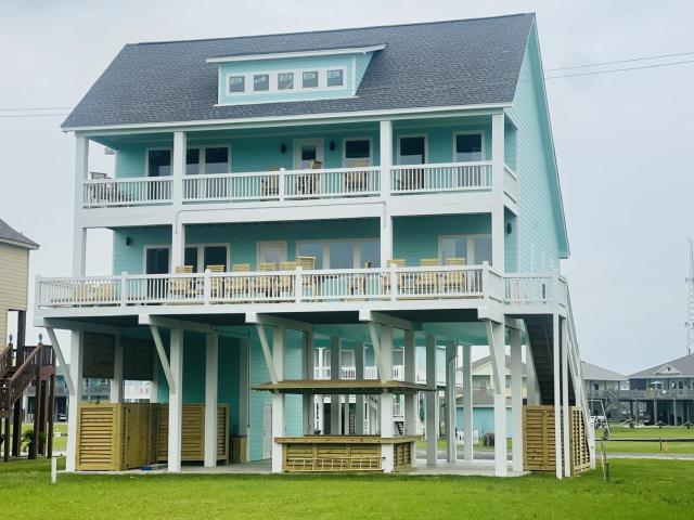 On Deck Crystal Beach Home home