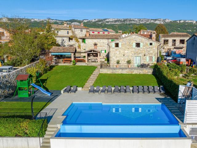 Villa Denis Village in Central Istria for 28 people pet friendly complex of 4 stone houses