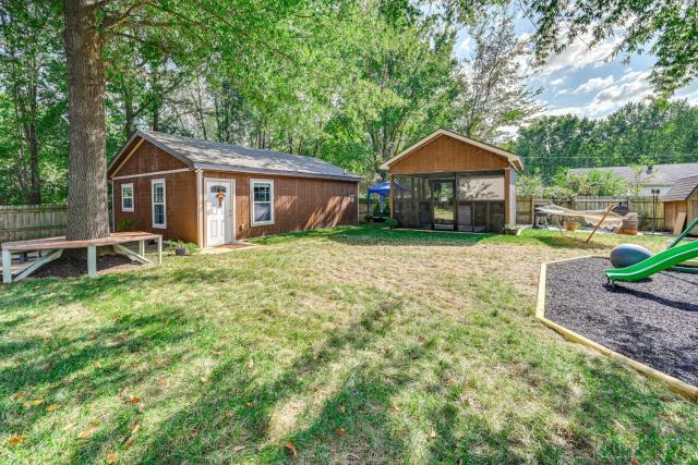 Home with Hot Tub, Playset and Grills in Clarksville!