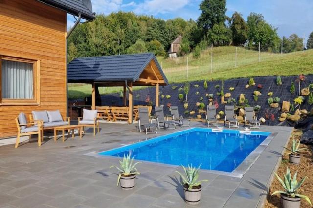 Holiday home with pool for 10 people, Iwierzyce