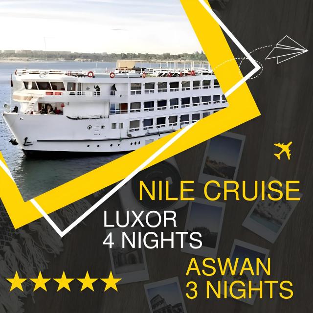 NILE CRUISE ROYAL I Every Saturday from Luxor 4 nights, and every Wednesday from ASWAN 3 nights