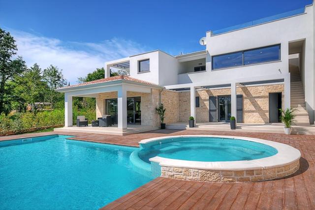 Villa Onyx for 12 people near Porec with 65 private pool and jacuzzi