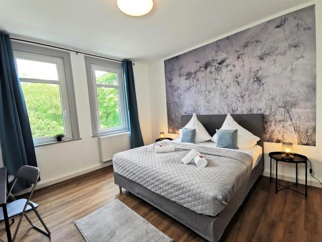 BohnApartments - Stadtblick Zechenhaus - Balkon - gratis Parkplatz - WLAN - sehr ruhig - barrierearm