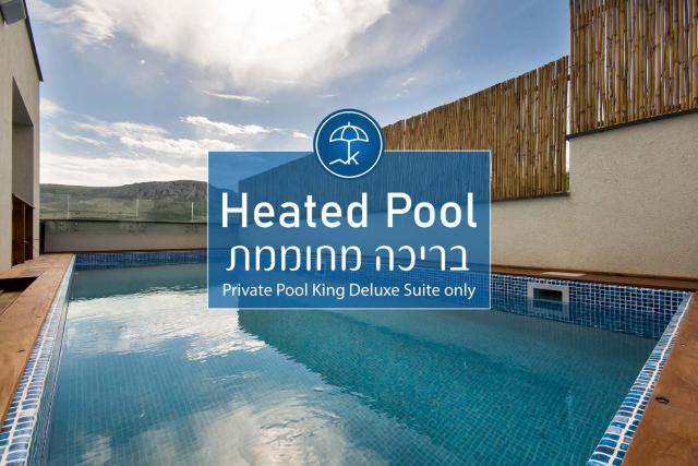 Amazing suits with a private pool near the Sea of Galilee