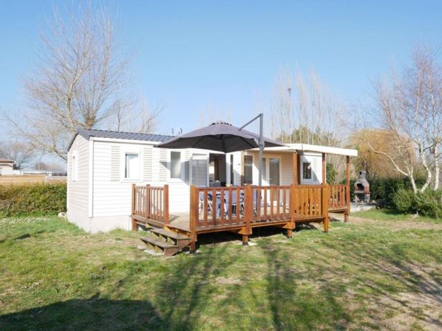 Mobil-home cosy, 3 chambres, proche plage, jardin fermé, BBQ, animaux admis - FR-1-479-183