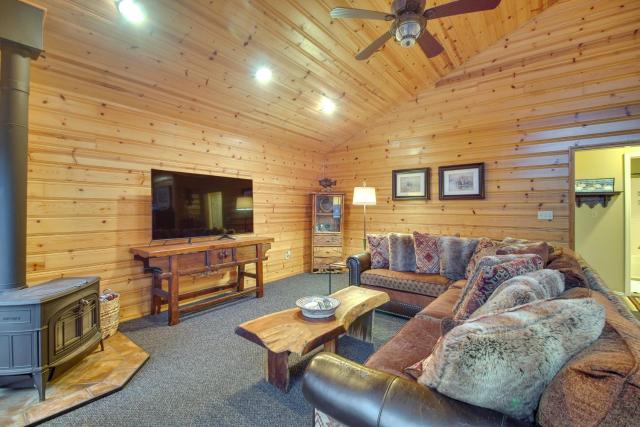 Boat Dock and Lake Access Cabin with Grill in Afton