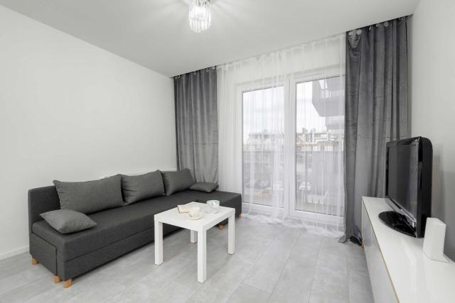 Eleganckie i Stylowe Studio z Balkonem w Sosnowcu by Noclegi Renters