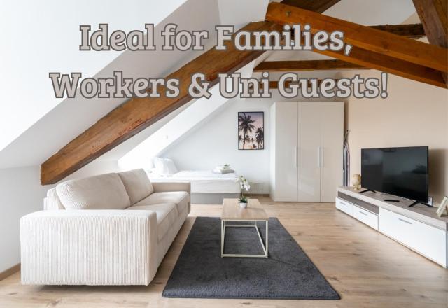 Spacious 7-Person Leoben Apartment - Ideal for Workers, Groups & Family