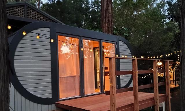 Timber Cabin in Selby near Puffing Billy