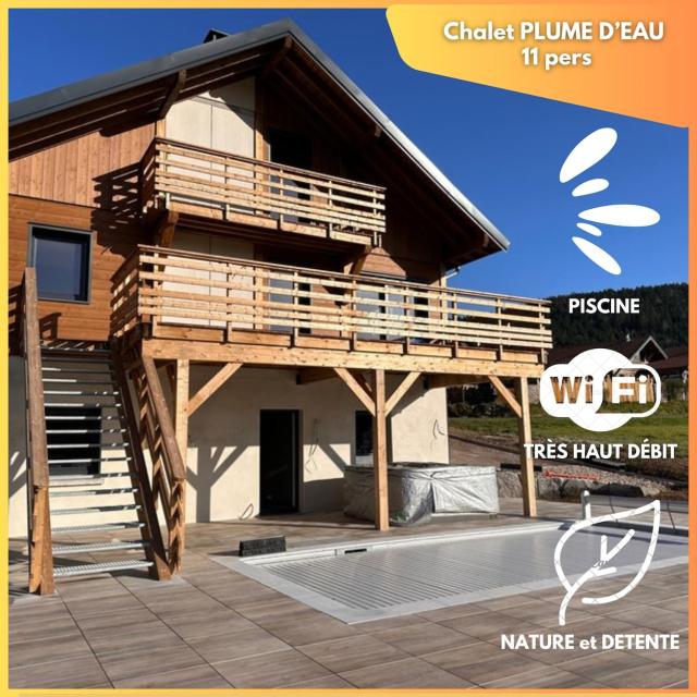 Chalet PLUME D'EAU - jacuzzi, piscine et pétanque