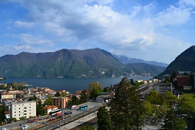 A Jump into Lake Lugano