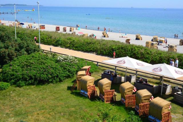 Ostseeblick direkt am Südstrand - mit Strandkorb