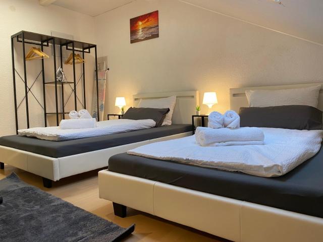 Deluxe Business Suite mit Netflix Premium & Parkplatz, zentral zu Audi & Schwarz Gruppe with 2 Bedrooms