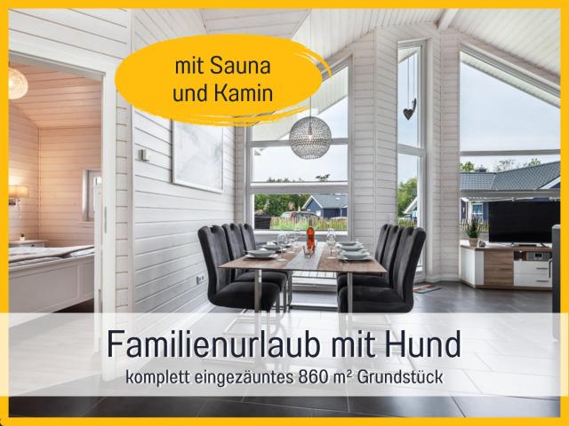 Ferienhaus Küstenzauber - Sauna und Kamin inklusive