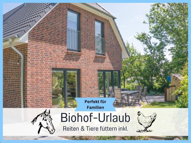 Bio Ferienhof Wichtelweide - Ferienhaus Luv - mit Sauna