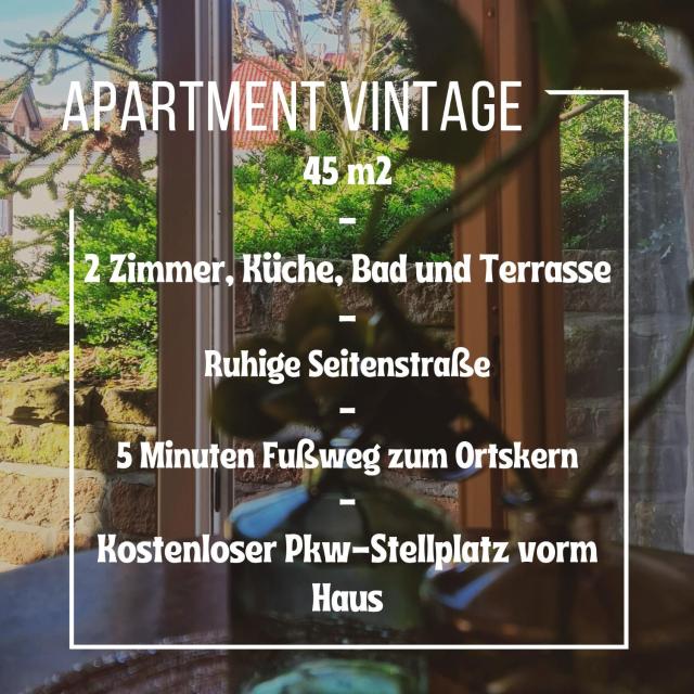 Ferienwohnung Vintage-neu teilrenoviert