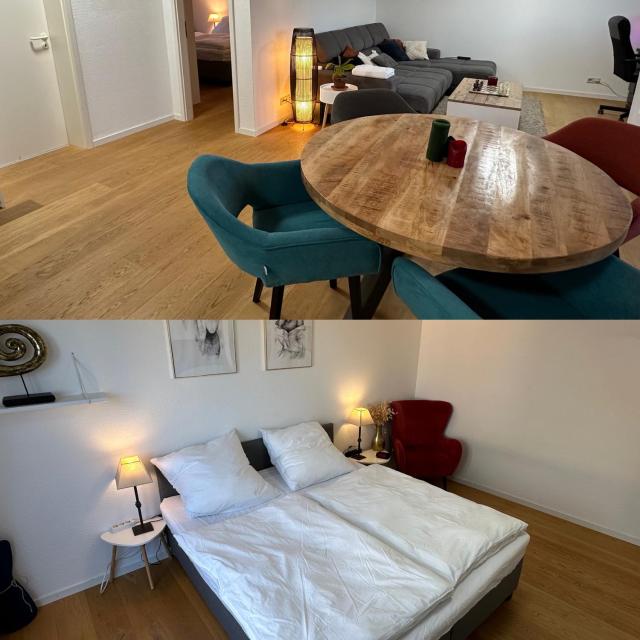 Premium Penthouse - Basel 2 min - Tramlinie 8 - Tiefgarage, Lift, Dachterasse, Balkon