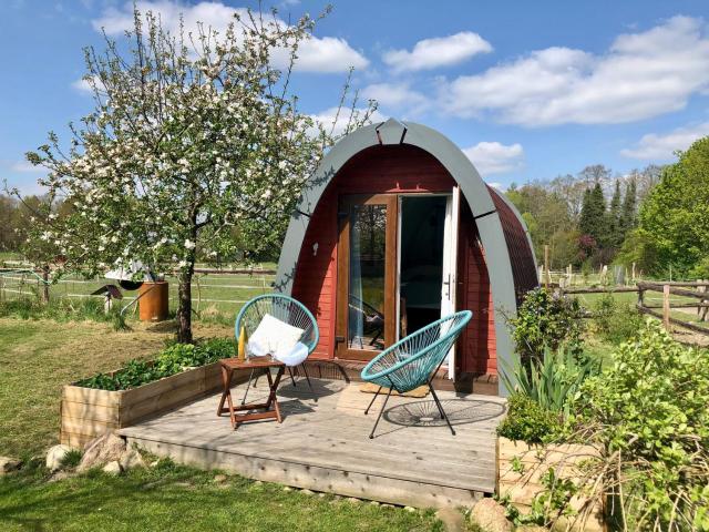 Tiny House für 3 Peronen im Grünen