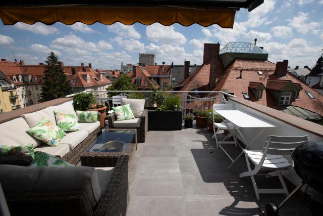 Munich Penthouse Rooftop Terrace