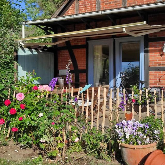 Gartenglück, Wohnung am Deich mit Terrasse