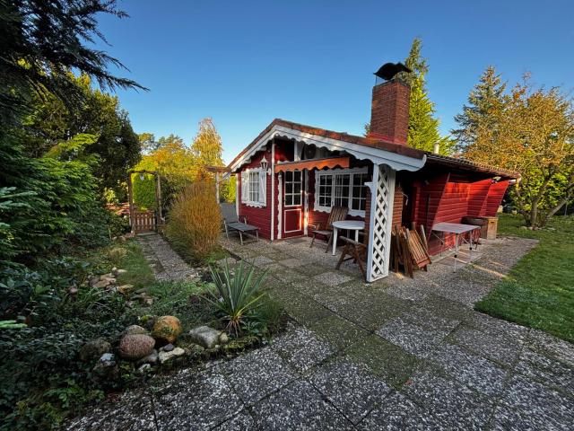 Ferienhaus am Bernsteinsee mit Sauna & Kaminofen