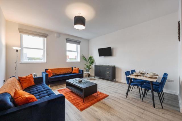 Stylish 2 Bed Penthouse, East Village Belfast