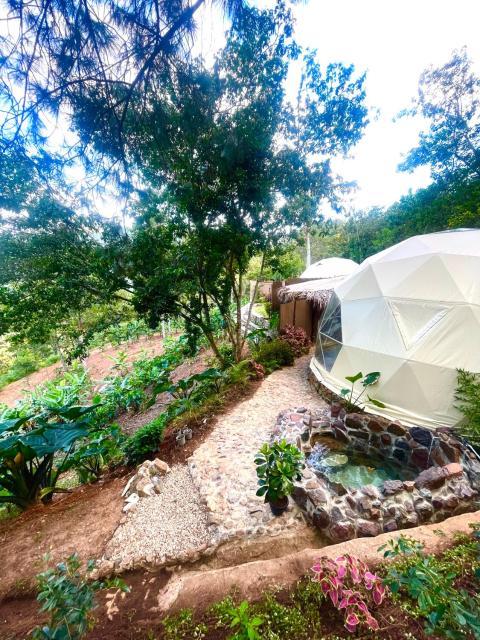 Nomad Dome at Salto Jimenoa Waterfall