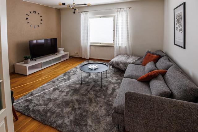 Idyllic one bedroom apartment in the center of Oulu for four people