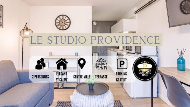 Le studio Providence - Parking Privé - Terrasse