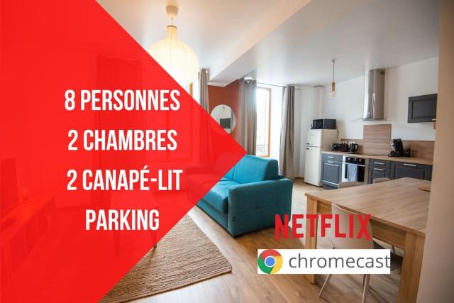 MAISON DIVISÉE EN 2 APPARTEMENTS POUR 8 PERSONNES