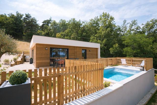 La BOOA - Écolodge en Ardèche - Piscine privée - Ecolodgîte