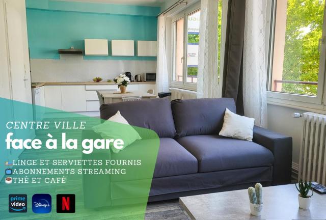 Appartement confortable - Gare